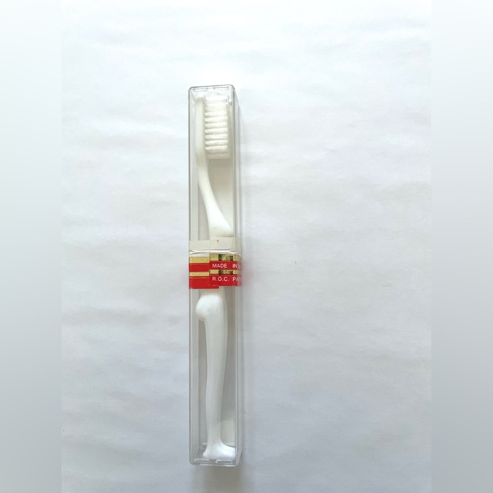 Woman body toothbrush white, new with tags, sealed